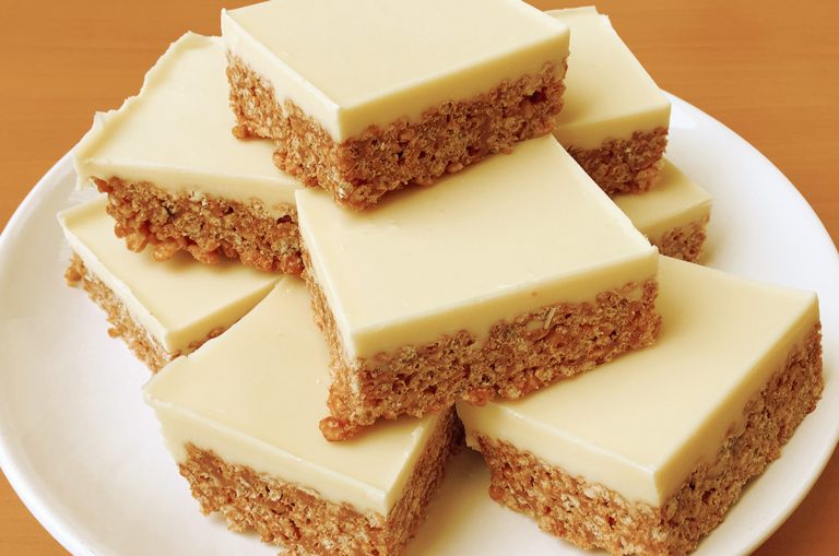 White Crispy Cake