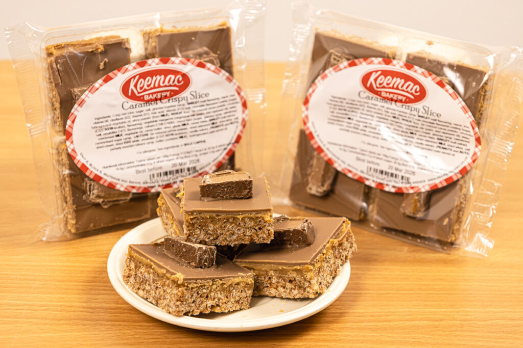 Caramel Crispy Slice Four Pack